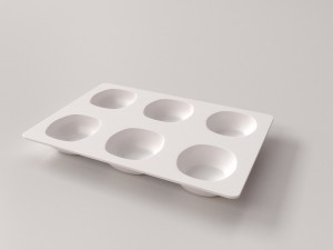 paint mixing tray Model 3D