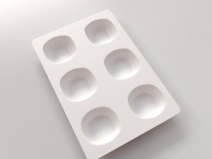 paint mixing tray 3D Modell