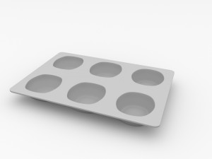 paint mixing tray 3D Modell