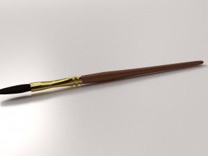 artist brush 3D-Modell