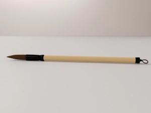 calligraphy brush 3D Model