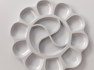 paint mixing tray v2 3D 模型