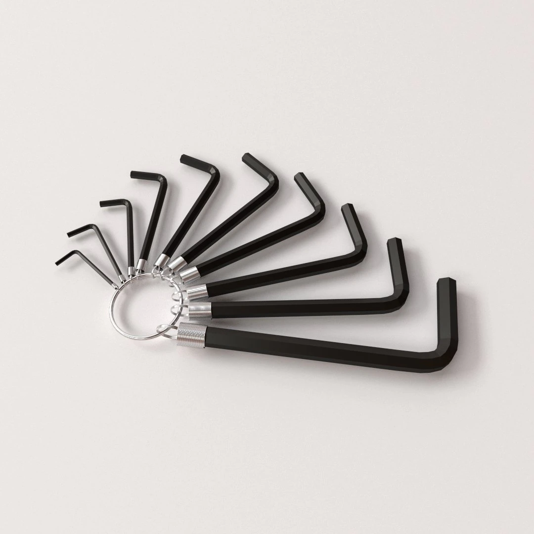 allen key 3D Model .c4d .max .obj .3ds .fbx .stl .blend 