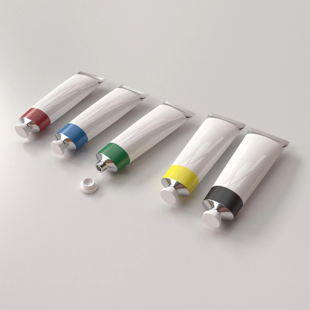 paint tube 3D Model .c4d .max .obj .3ds .fbx .stl .blend 