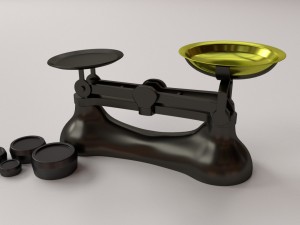 kitchen weighing scale 3D Model
