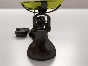 kitchen weighing scale 3D मॉडल
