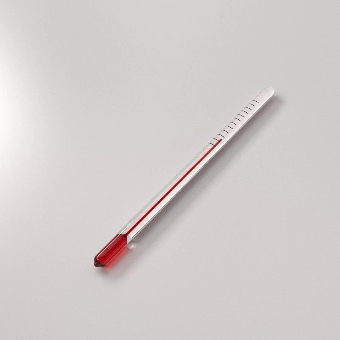 thermometer 3D Model .c4d .max .obj .3ds .fbx .stl .blend 