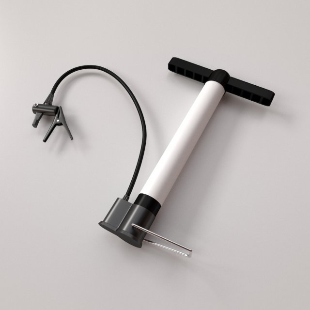 hand air pump 3D Model .c4d .max .obj .3ds .fbx .stl .blend 