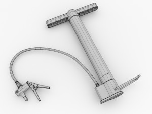 hand air pump 3D Model