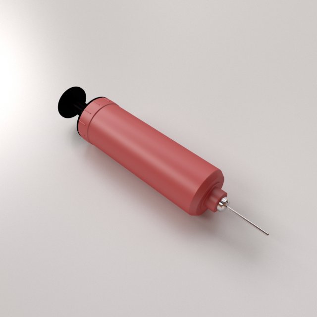 hand air pump v2 3D Model .c4d .max .obj .3ds .fbx .stl .blend 