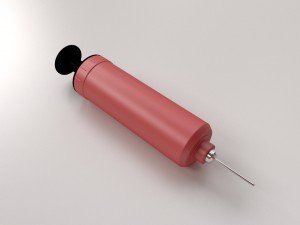 hand air pump v2 3D Model