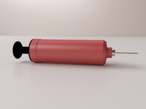 hand air pump v2 3D Model