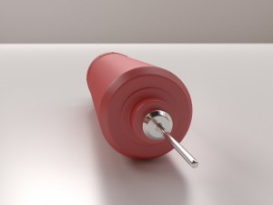 hand air pump v2 3D Model