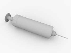 hand air pump v2 3D Model