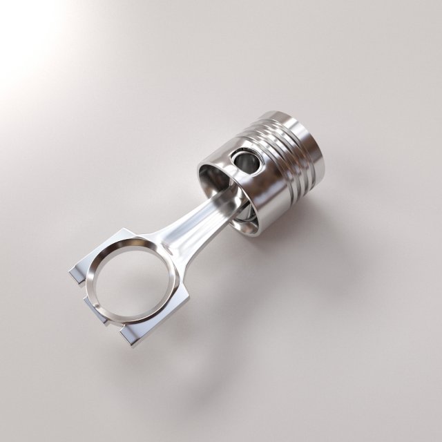 piston 3D 模型 .c4d .max .obj .3ds .fbx .stl .blend 