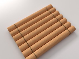 wooden raft 3Dモデル