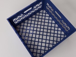 milk crate Modello 3D