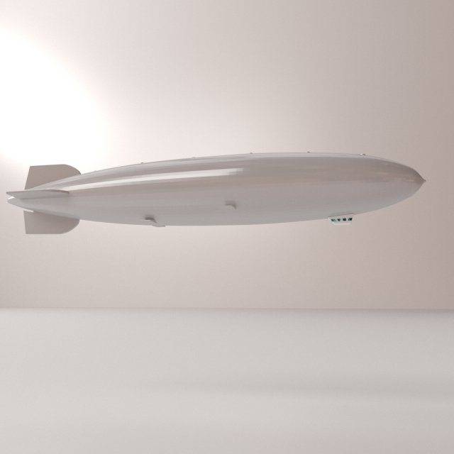 airship 3Dモデル .c4d .max .obj .3ds .fbx .stl .blend