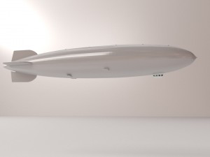 airship 3Dモデル