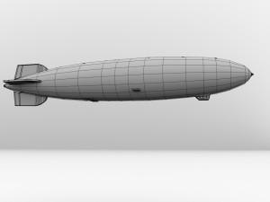 airship 3Dモデル