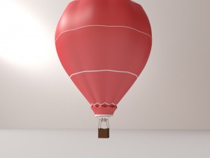 hot air balloon 3D Model