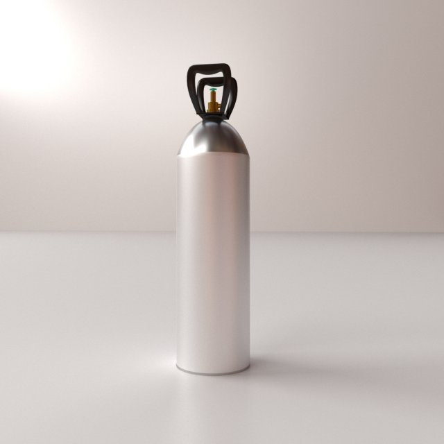 helium tank Modello 3D .c4d .max .obj .3ds .fbx .stl .blend 