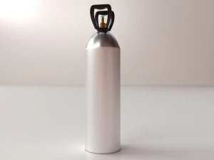 ヘリウムタンク 3Dモデル