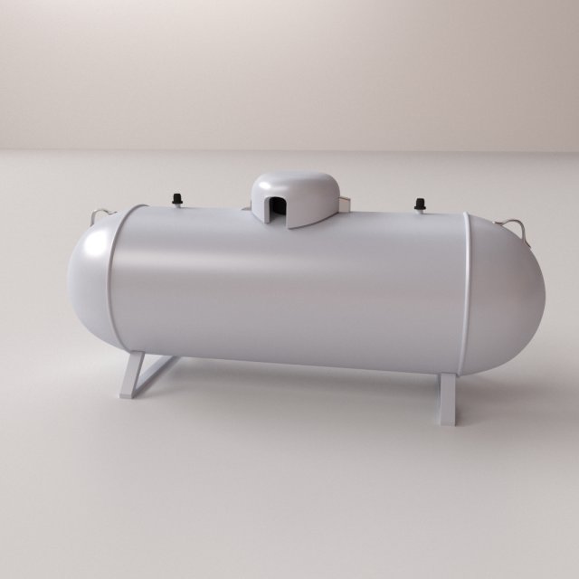 propane tank 3D Model .c4d .max .obj .3ds .fbx .stl .blend 