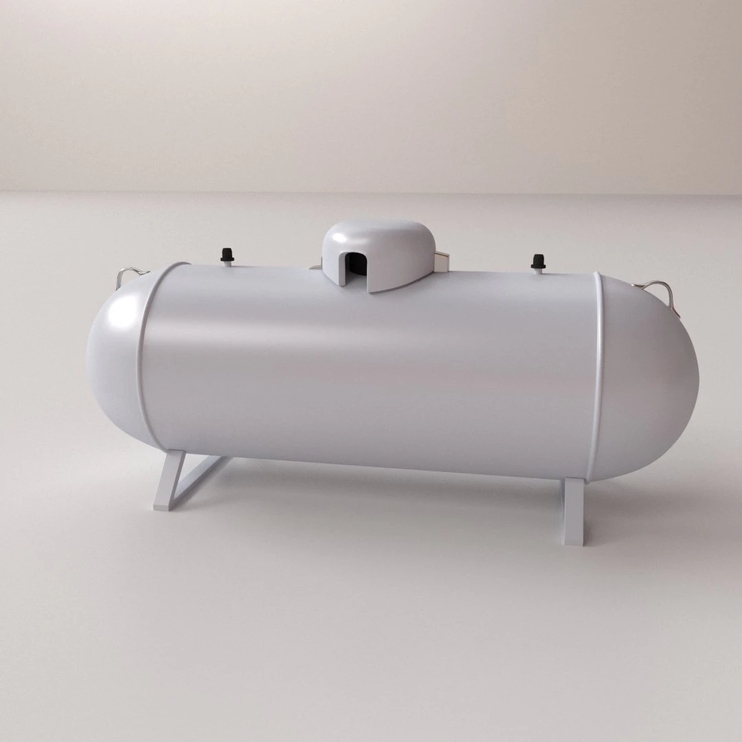 propane tank 3D Model .c4d .max .obj .3ds .fbx .stl .blend 