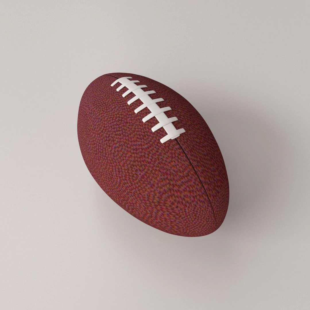 american football 3D Model .c4d .max .obj .3ds .fbx .stl .blend