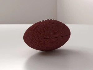 american football 3D Model