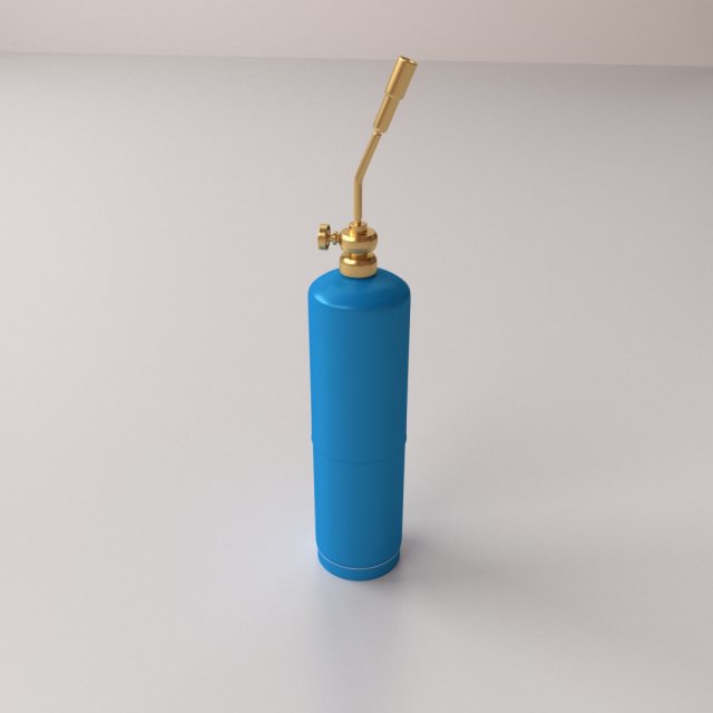 propane torch Modello 3D .c4d .max .obj .3ds .fbx .stl .blend 