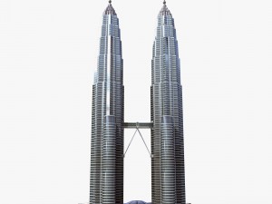 petronas twin tower Modèle 3D