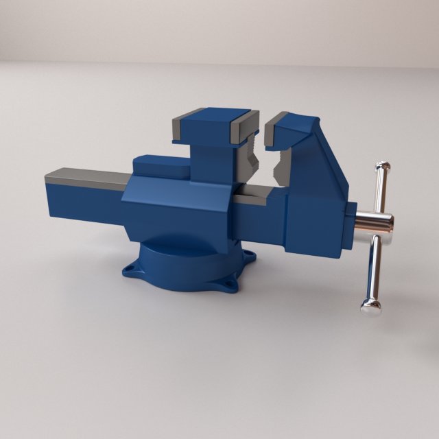 vise Model 3D .c4d .max .obj .3ds .fbx .stl .blend 