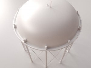 water tower v3 3D Model