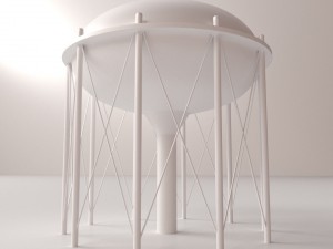 water tower v3 3D Model