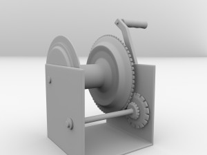 winch 3D 모델