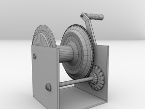 winch 3D 모델