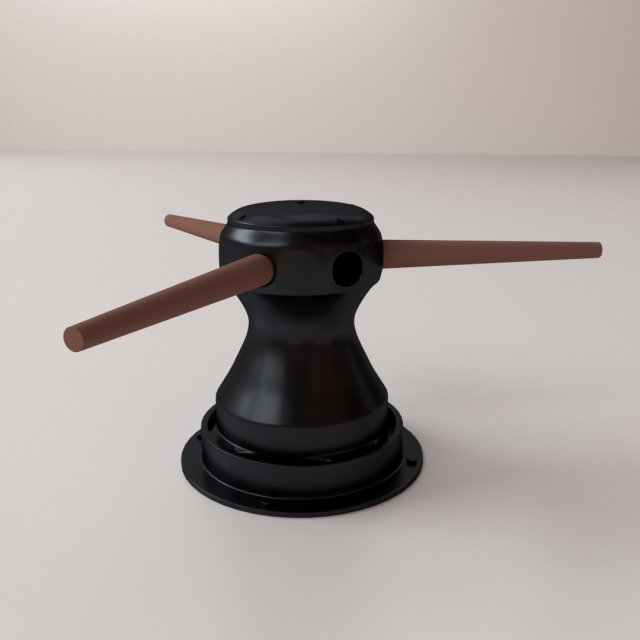 capstan 3Dモデル .c4d .max .obj .3ds .fbx .stl .blend 