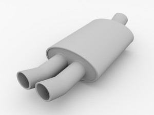 exhaust pipe 3D Модель