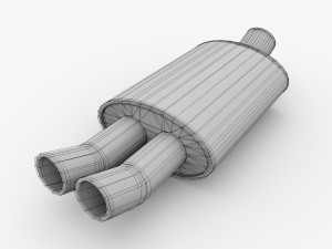 exhaust pipe 3D Модель