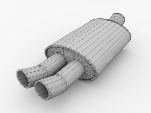 exhaust pipe 3D Model
