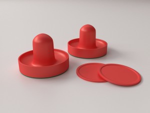air hockey paddle Modelo 3D