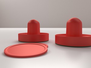 air hockey paddle Modelo 3D