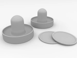 air hockey paddle 3D Model
