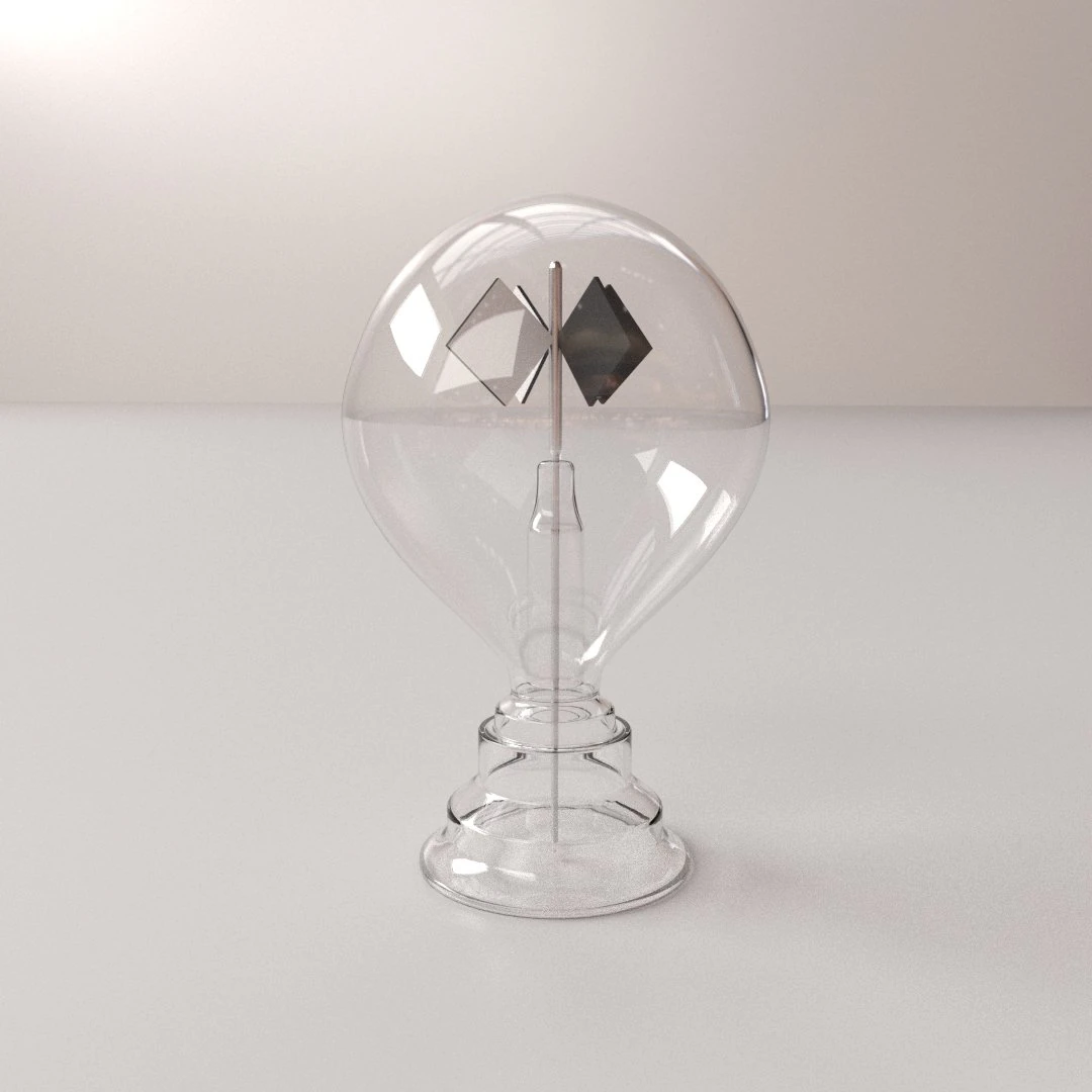crookes radiometer 3D Model .c4d .max .obj .3ds .fbx .stl .blend 