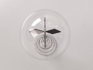 crookes radiometer 3D मॉडल