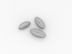 coffee bean 3D Model