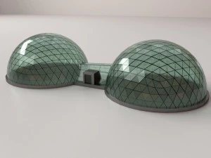 c&uacute;pula biol&oacute;gica Modelo 3D