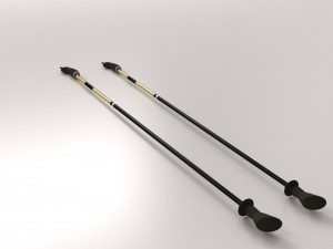 walking pole 3D Model